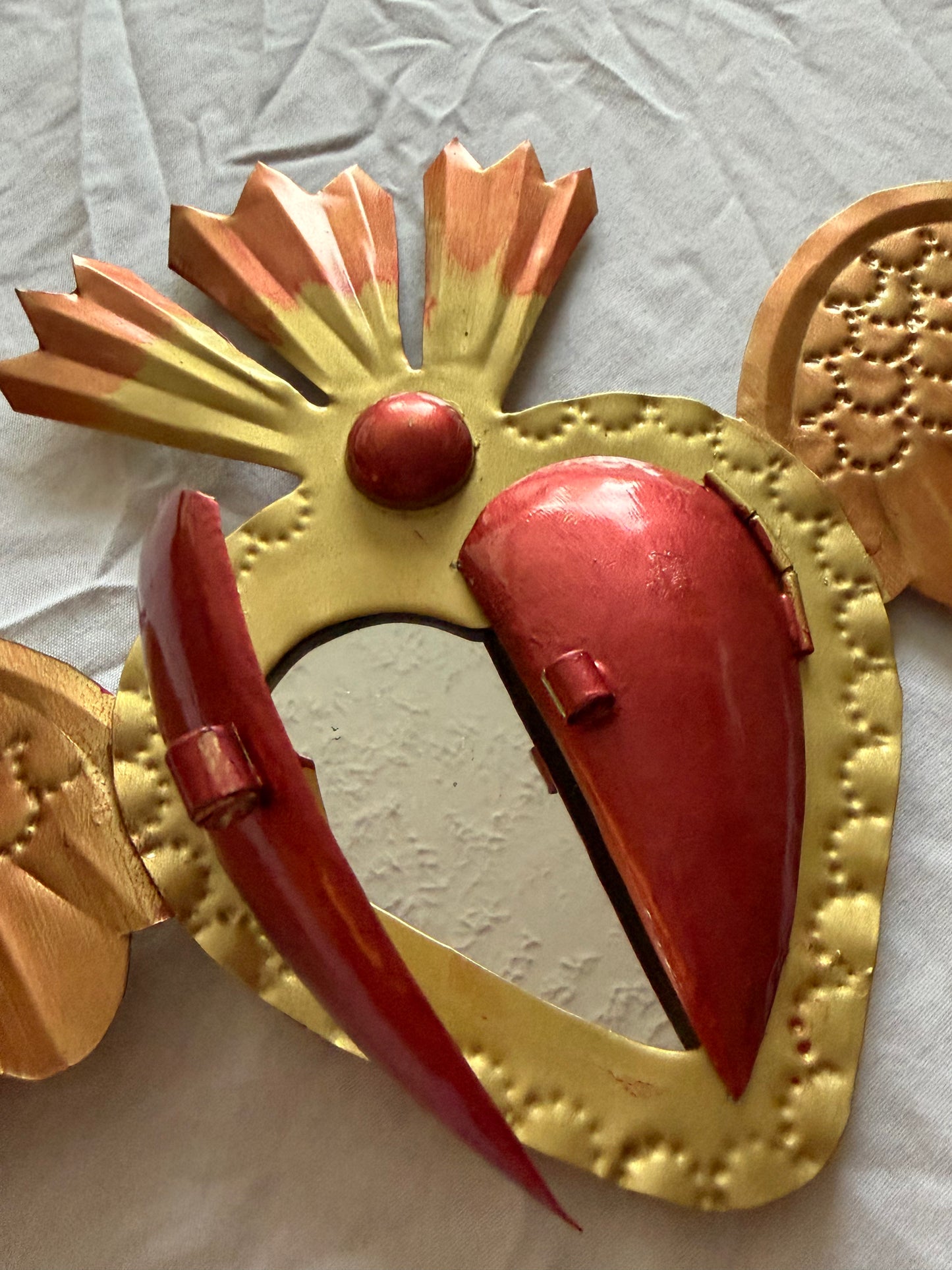 Sacred Heart Wings Mirror