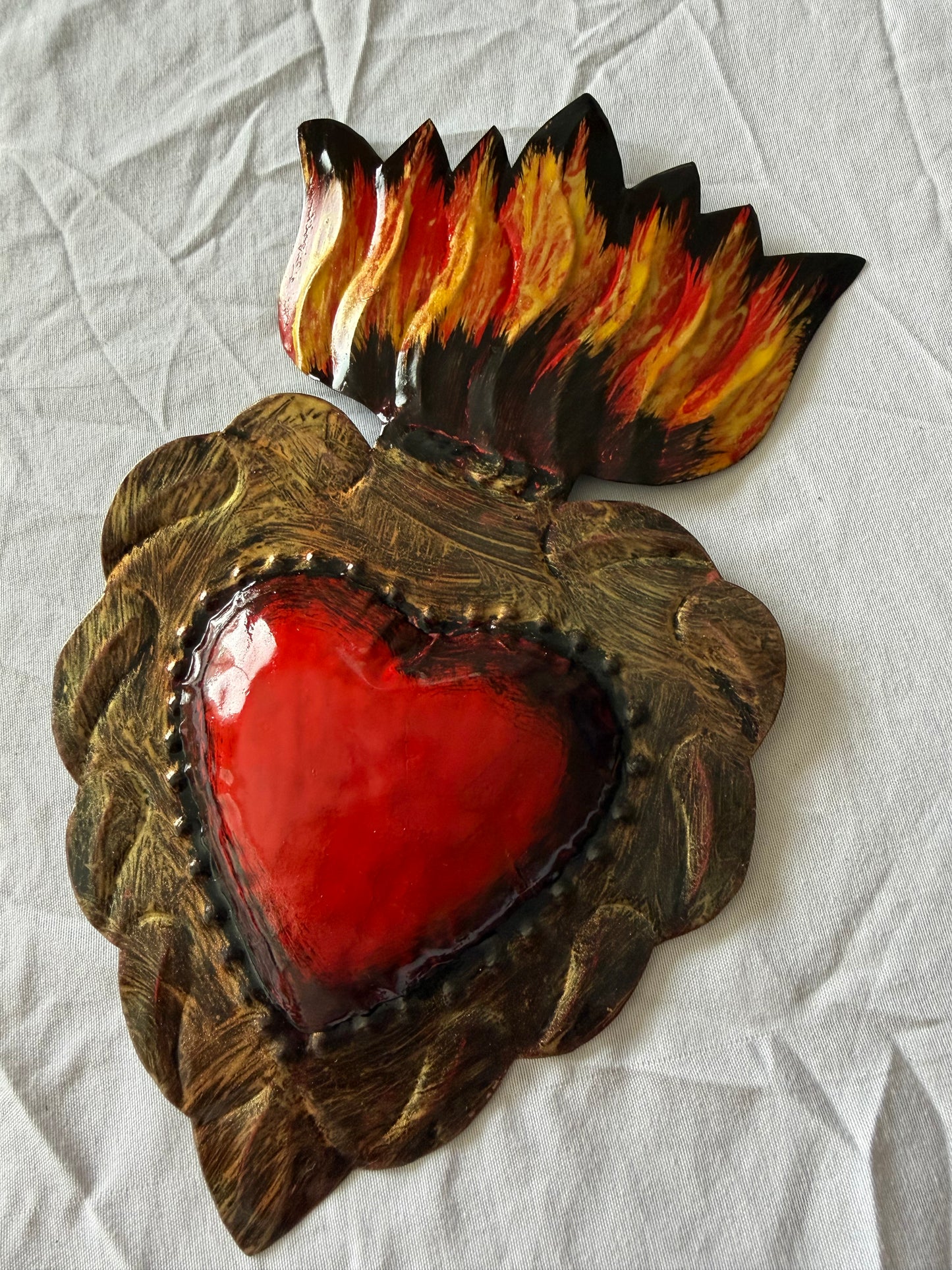 Rustic Red Heart Mexico