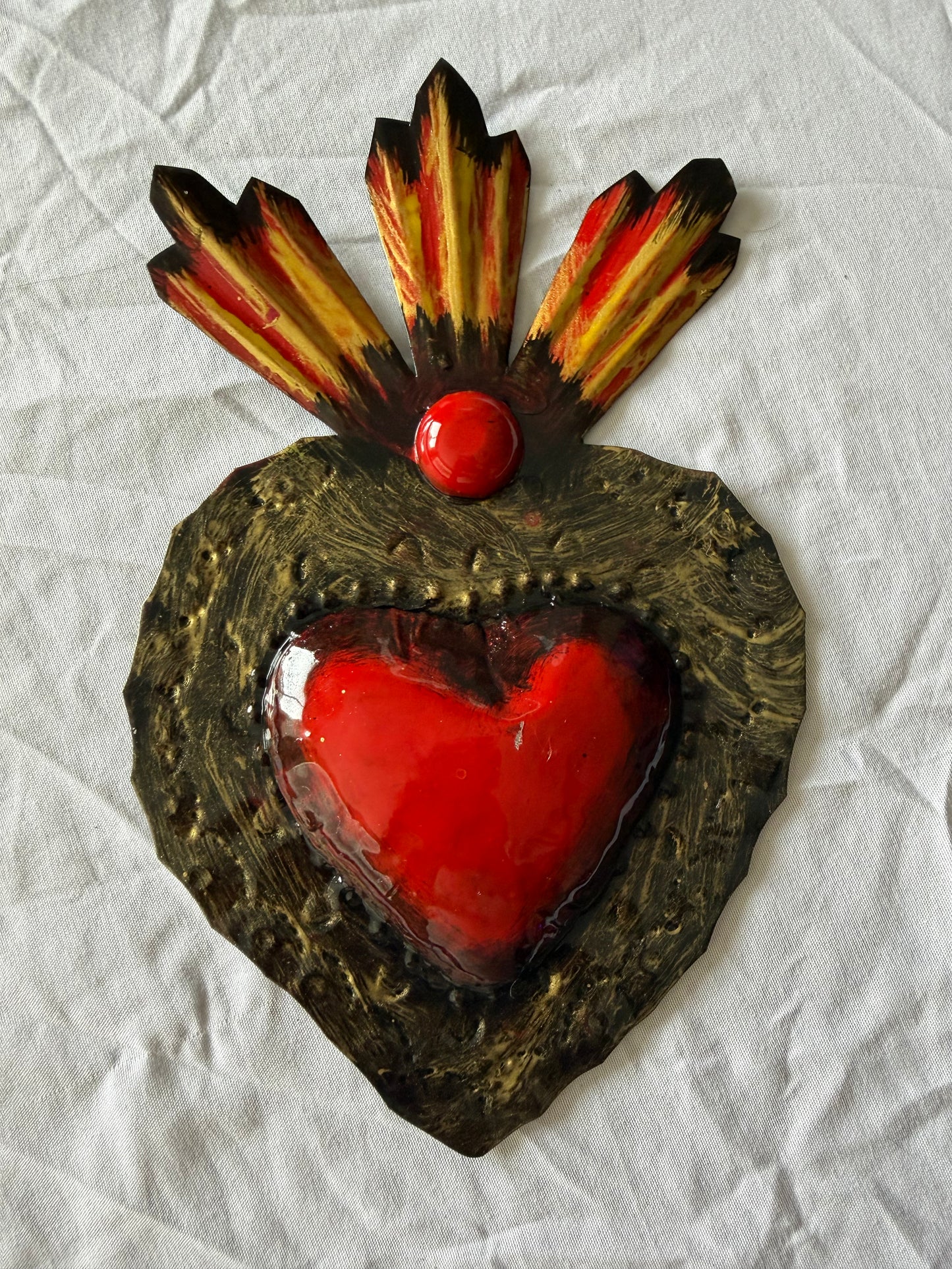 Rustic Red Heart Mexico