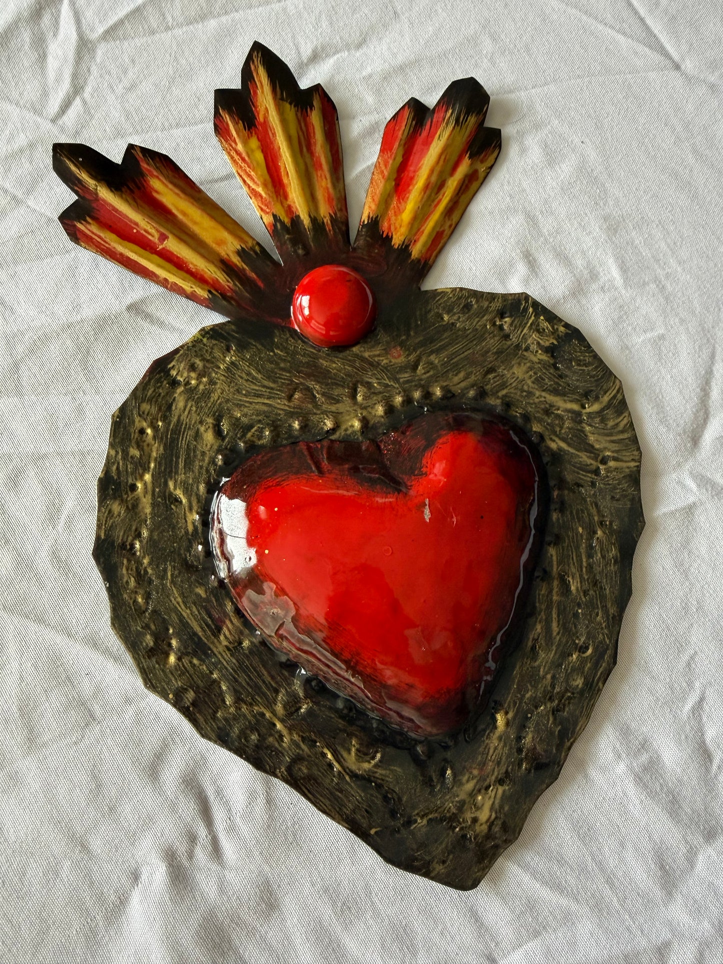Rustic Red Heart Mexico