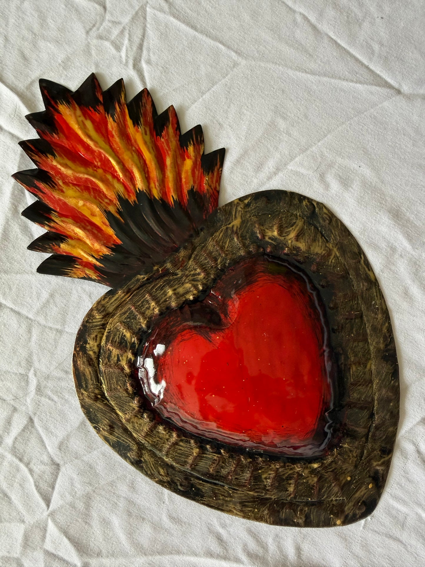 Rustic Red Heart Mexico