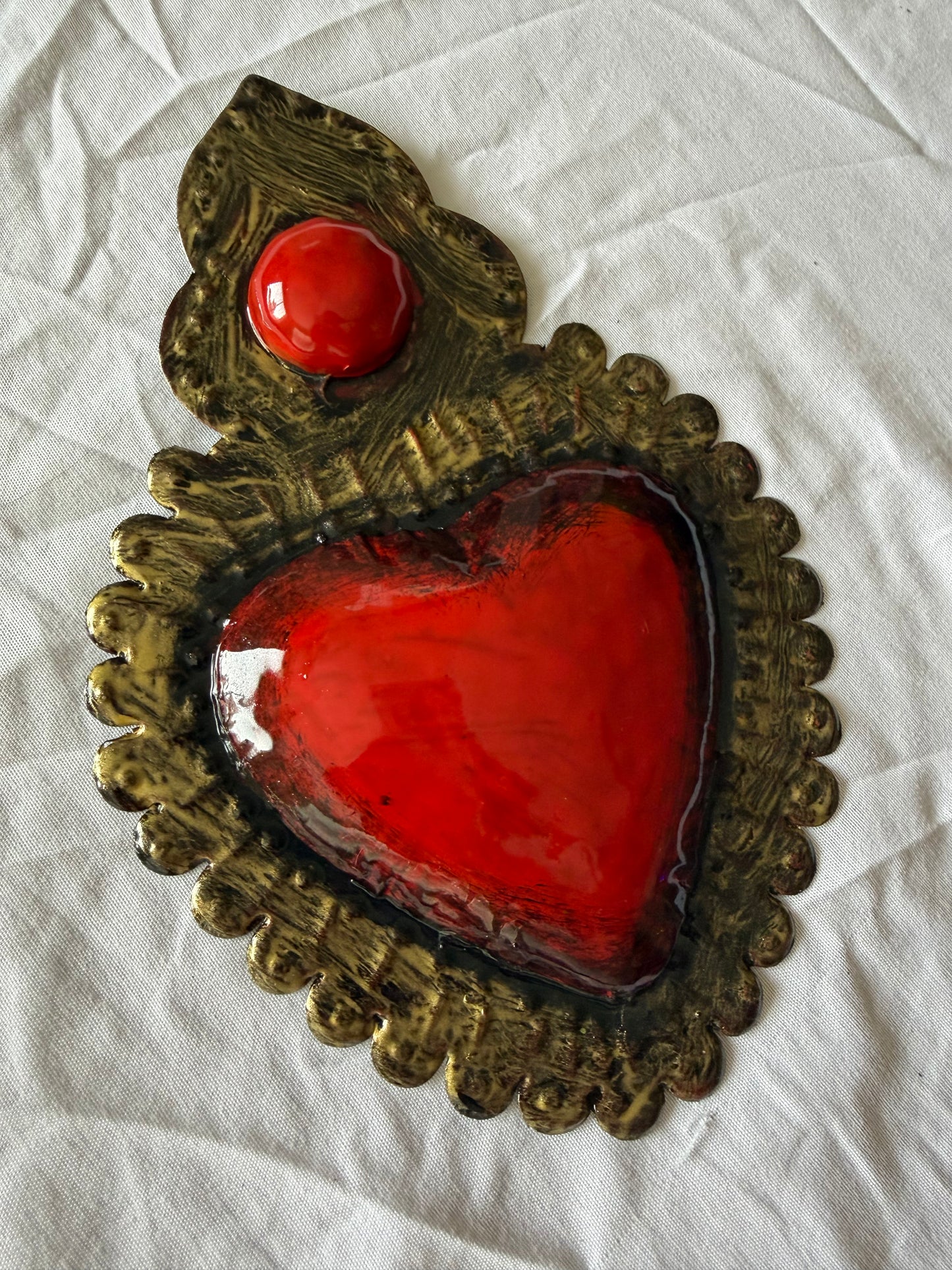 Rustic Red Heart Mexico
