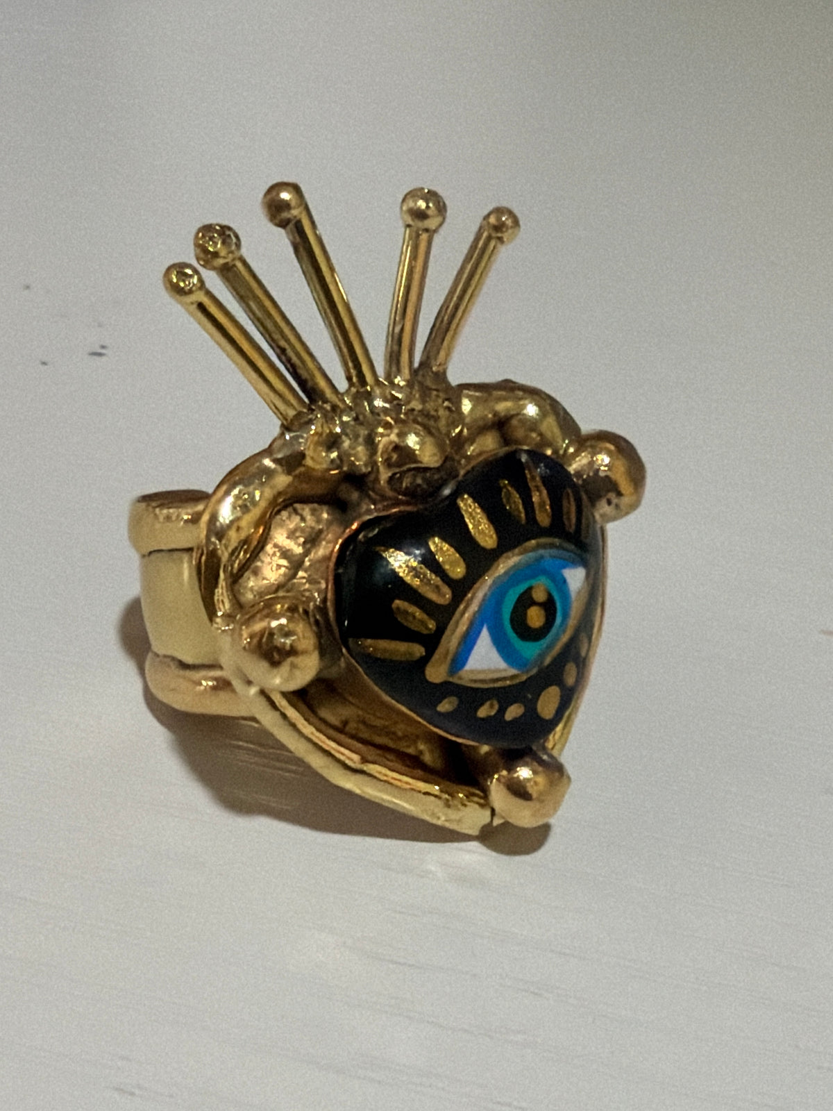 New Ojo Sacred Heart Ring - Anillo de Sagrado Corazón