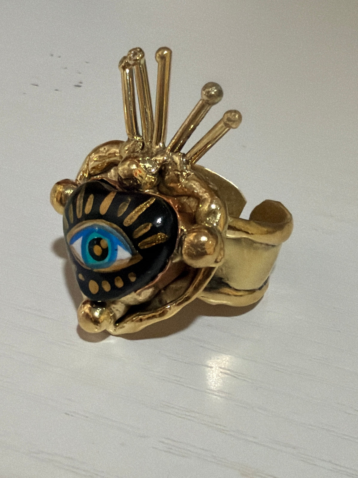 New Ojo Sacred Heart Ring - Anillo de Sagrado Corazón