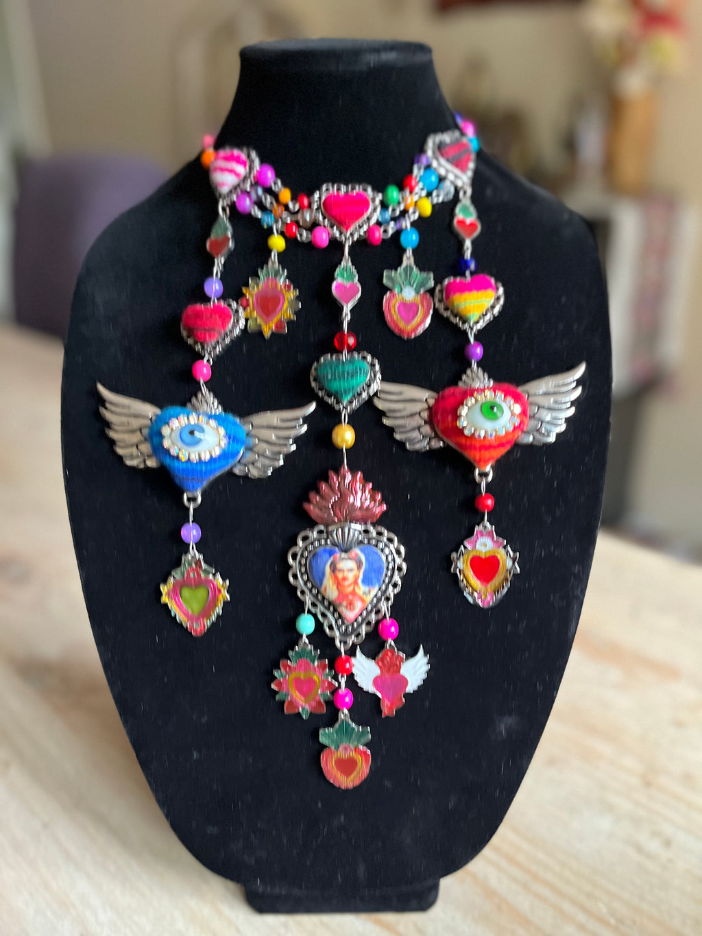 Sacred Heart Frida Choker Necklace