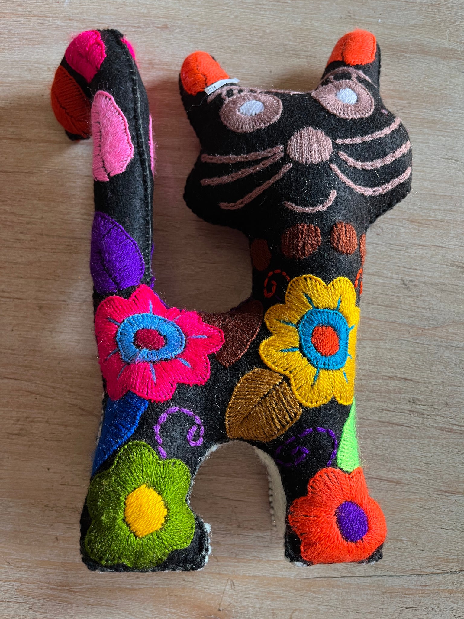 Embroidery Cat Plushie