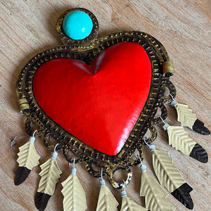 Tassel Heart Wall Decor Mexico