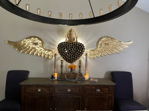 Sacred Heart Wall Lamp Mexico