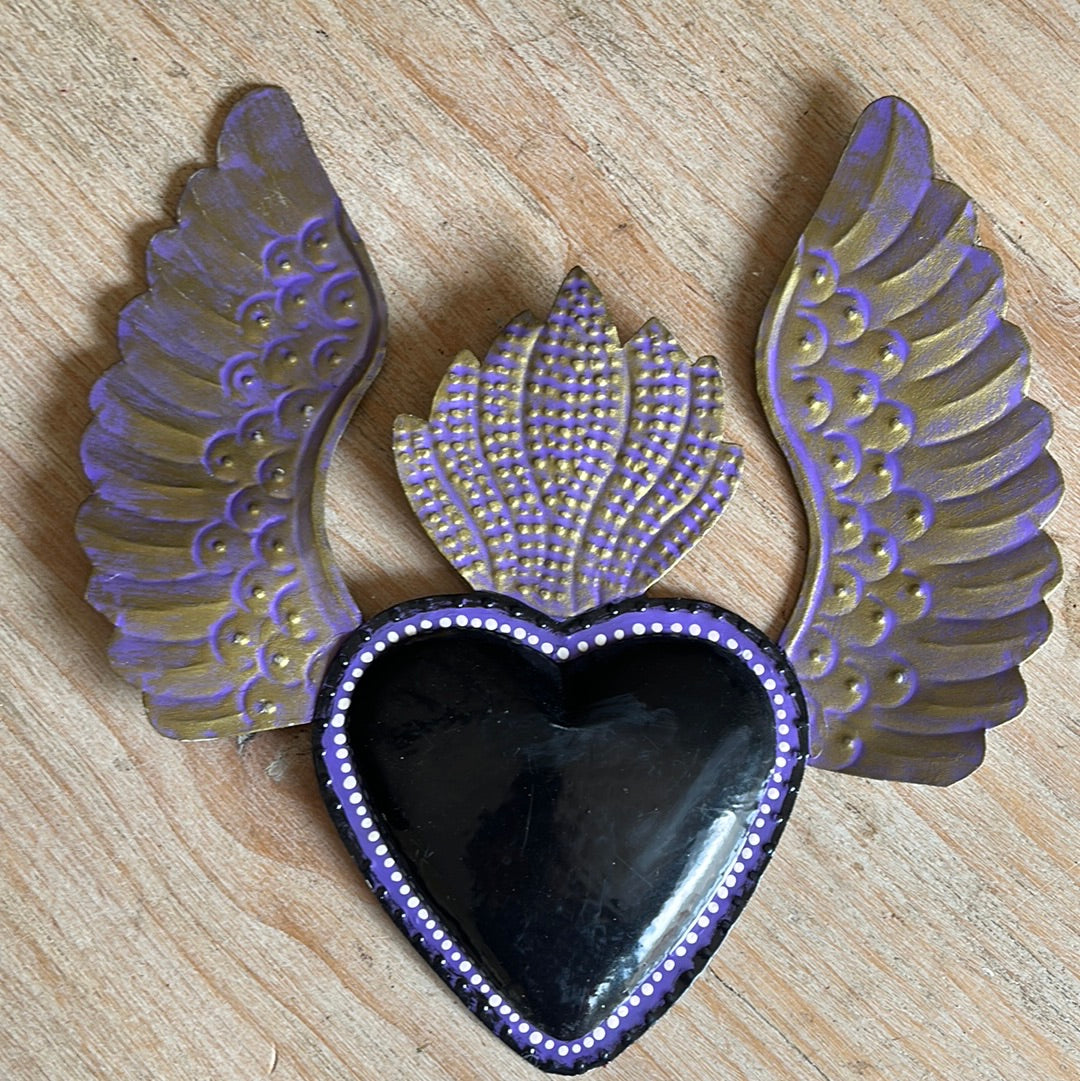 Sacred Heart Wings Wall Decor