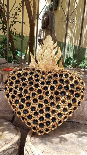 Sacred Heart Wall Lamp Mexico
