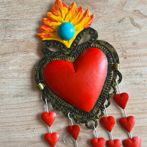 Tassel Heart Wall Decor Mexico