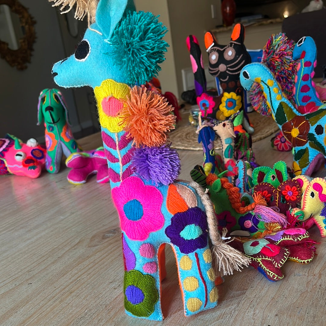 Embroidery Giraffe Plushie