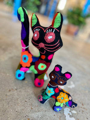 Embroidery Cat Plushie