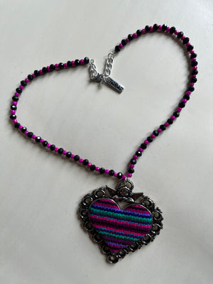 Sacred Heart Angel Necklace