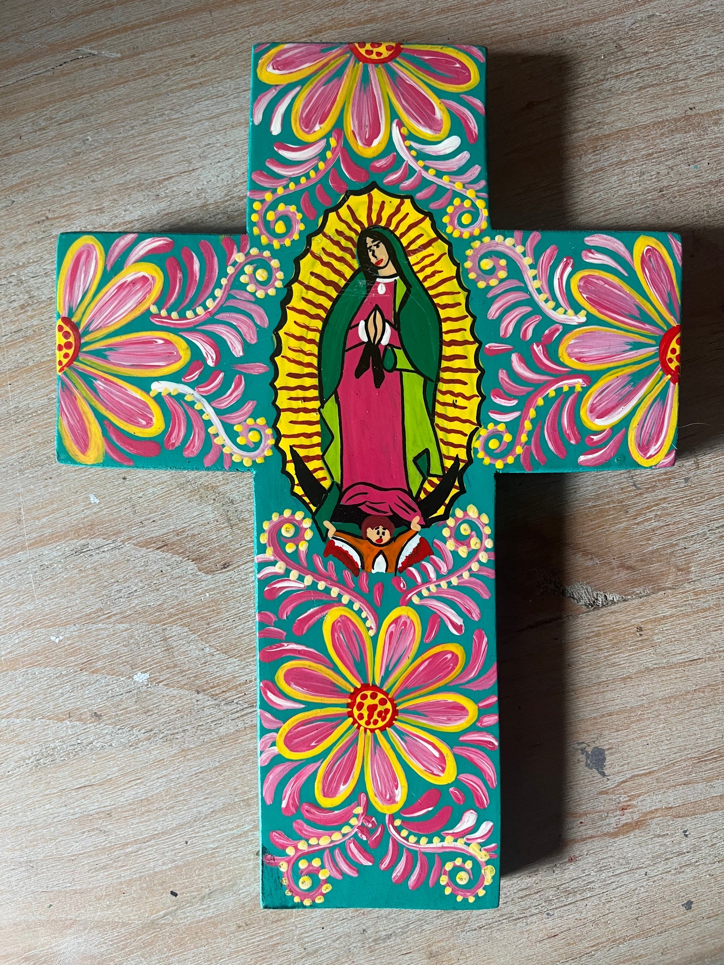 La Virgen de Guadalupe Cross