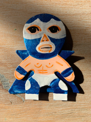 Lucha Libre Wrestler Magnet