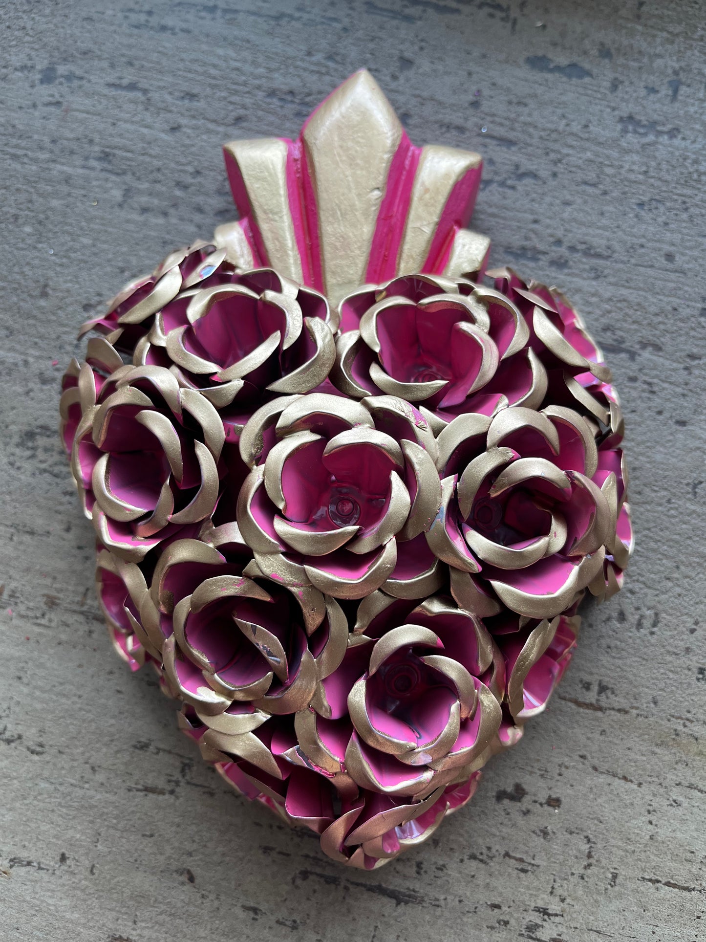 Rose Metal Corazon