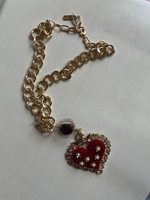 Flower Sacred Heart necklace