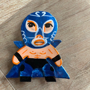 Lucha Libre Wrestler Magnet
