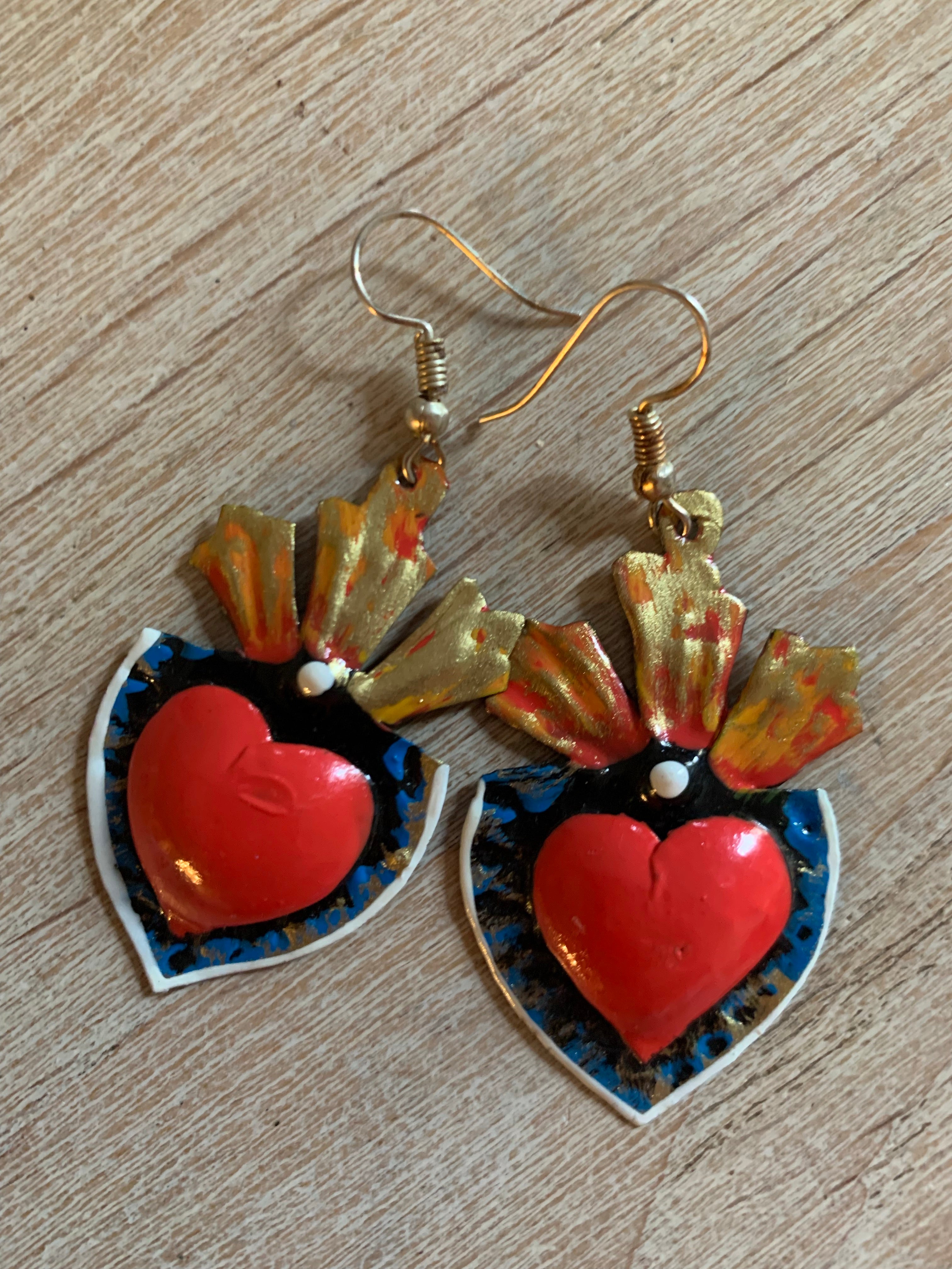 Sacred hot sale heart earrings