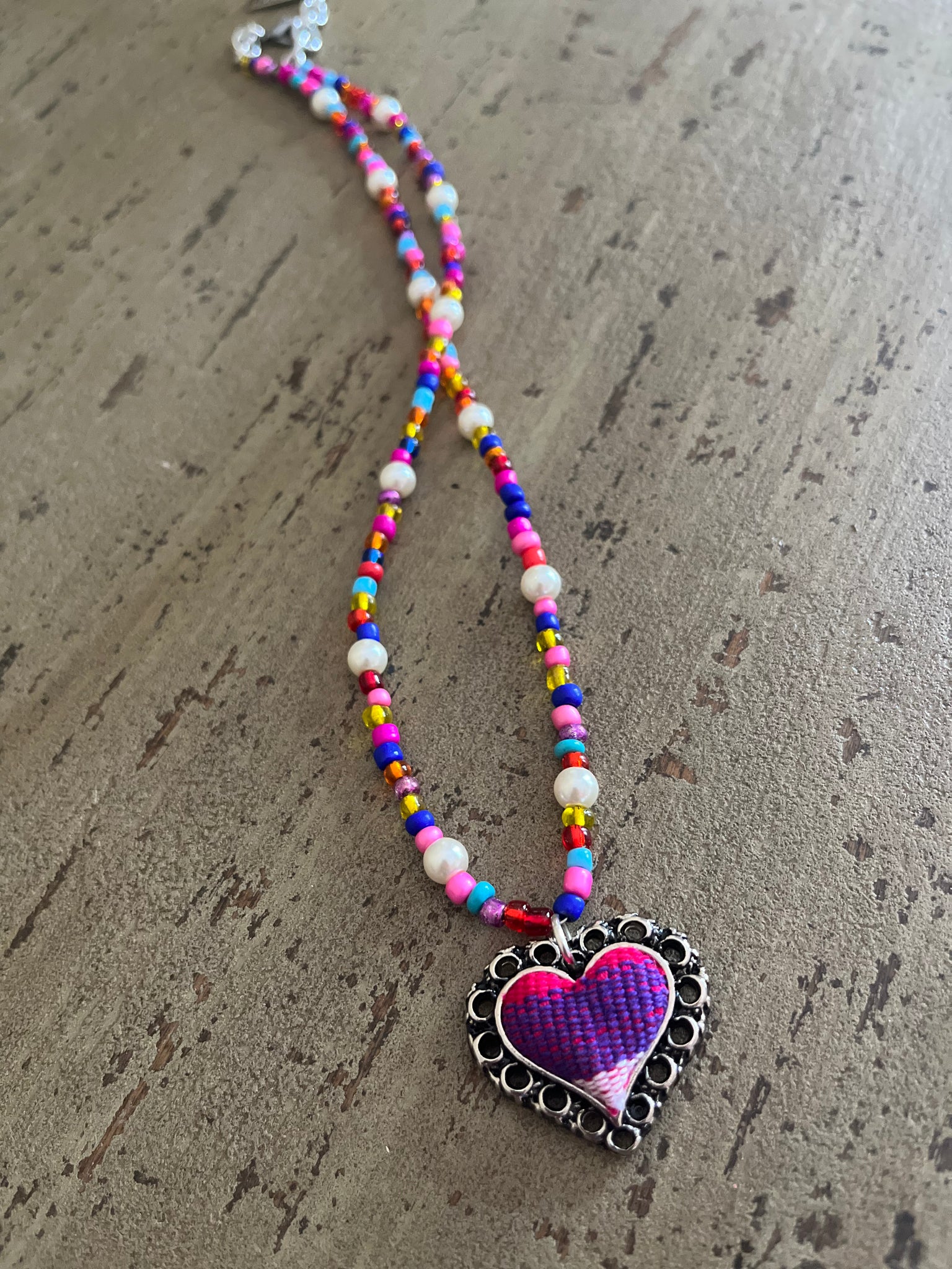 Sacred Heart Necklaces Perlas Greco