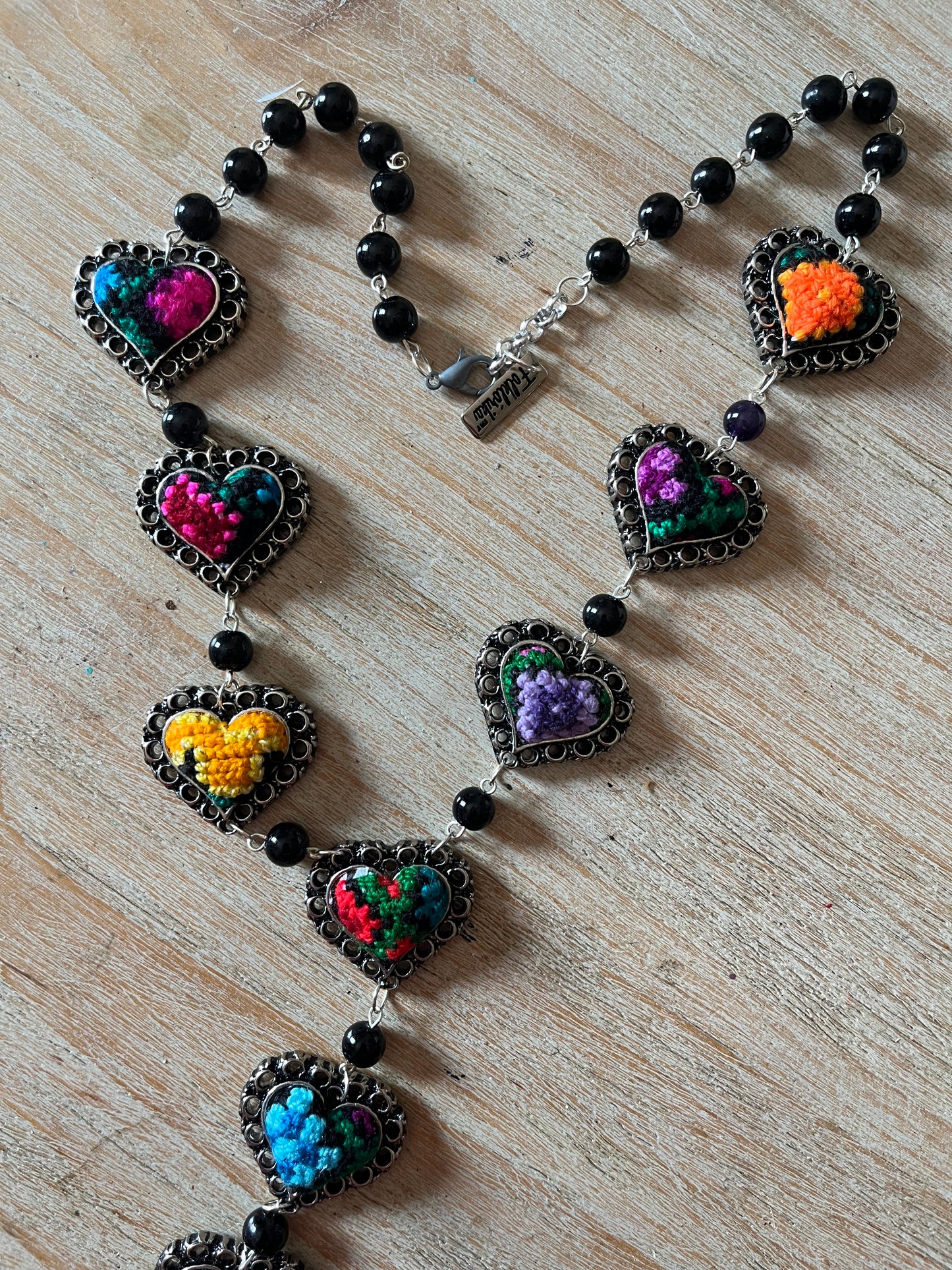 Embroidery Sacred Heart Rosary