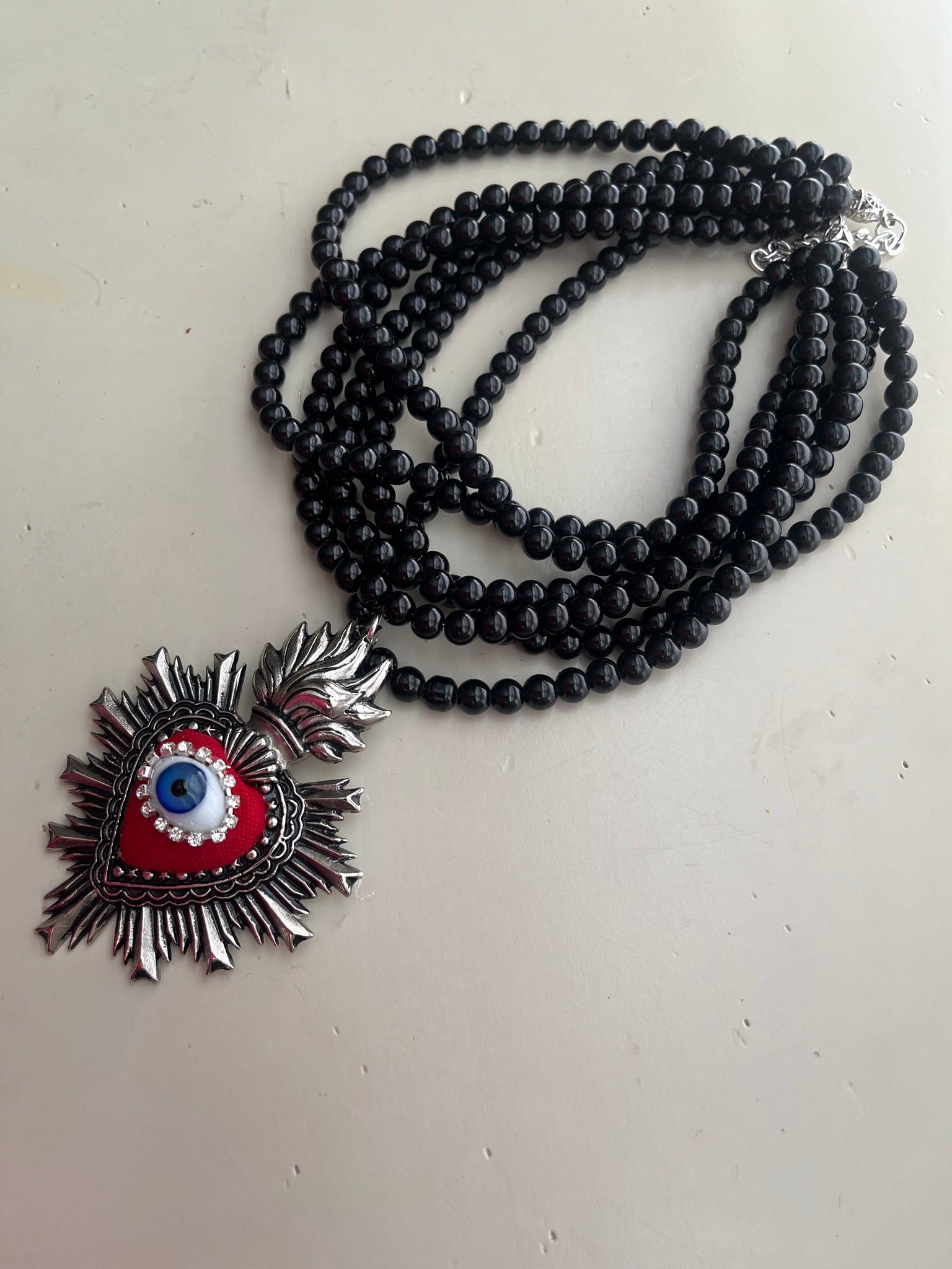 Ojo Multi Beaded Necklace