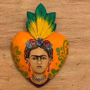Frida Wood Heart