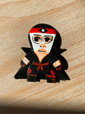 Lucha Libre Wrestler Magnet