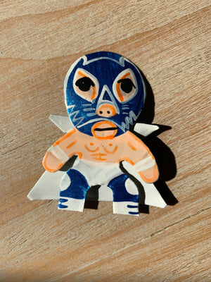 Lucha Libre Wrestler Magnet