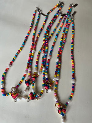 Sacred Heart Necklaces Perlas Greco