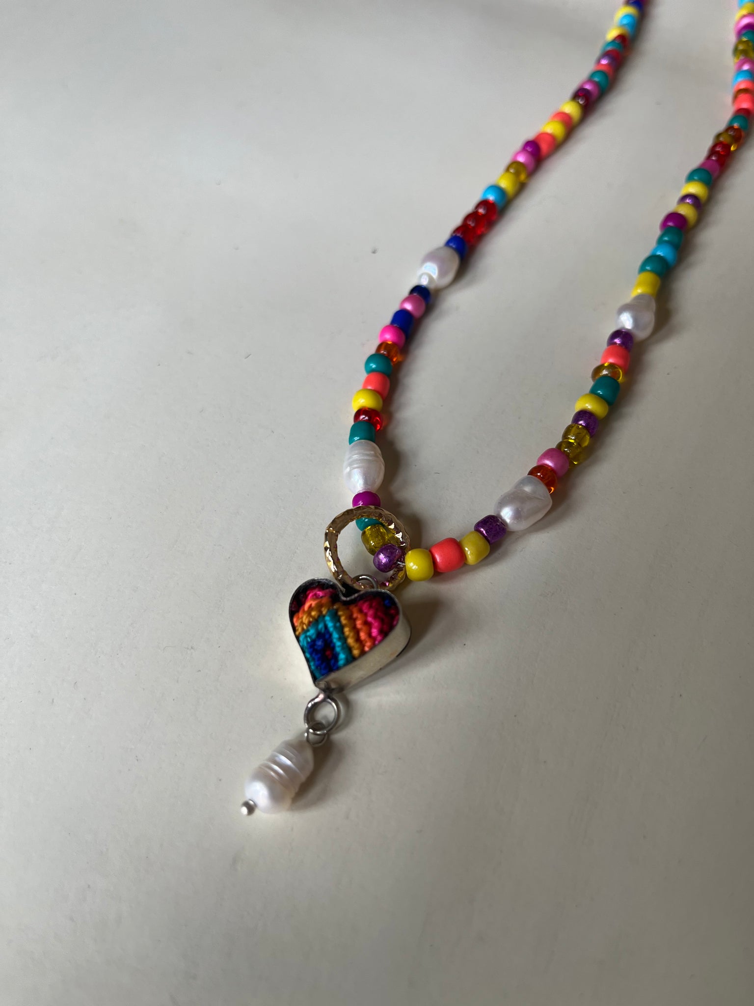 Sacred Heart Necklaces Perlas Greco
