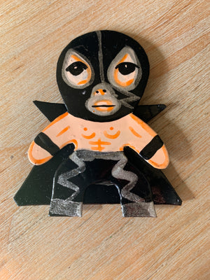 Lucha Libre Wrestler Magnet