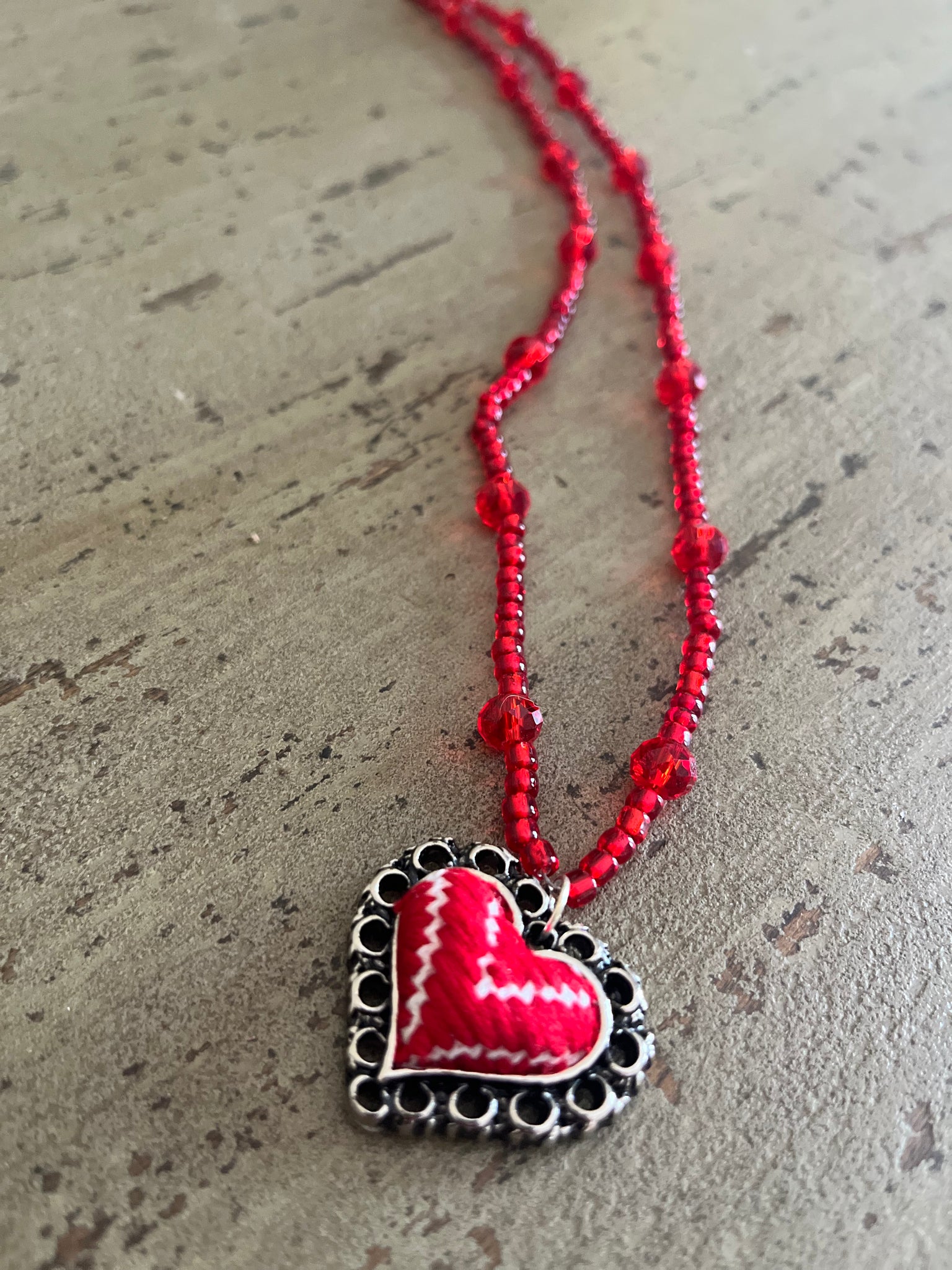 Sacred Heart Necklaces Perlas Greco