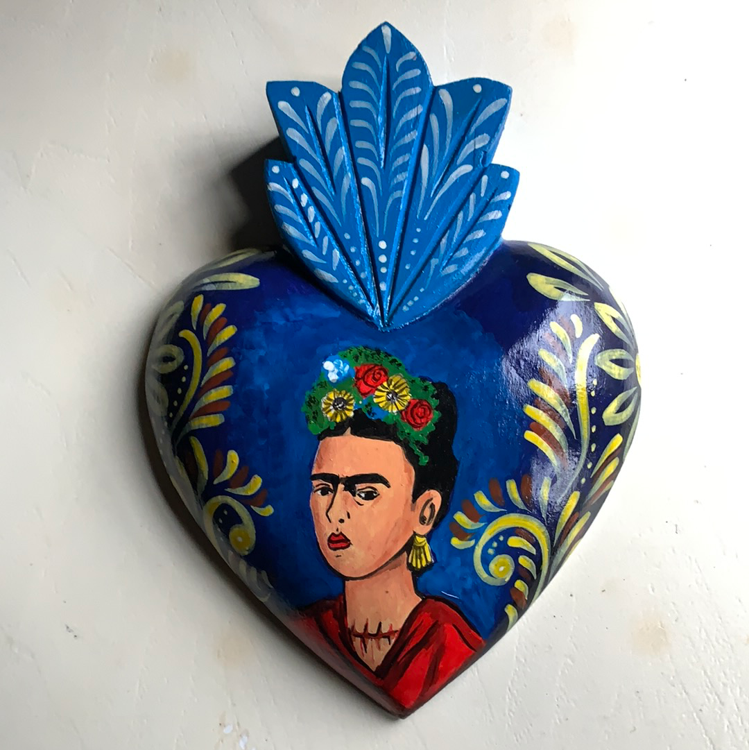 Frida Wood Heart