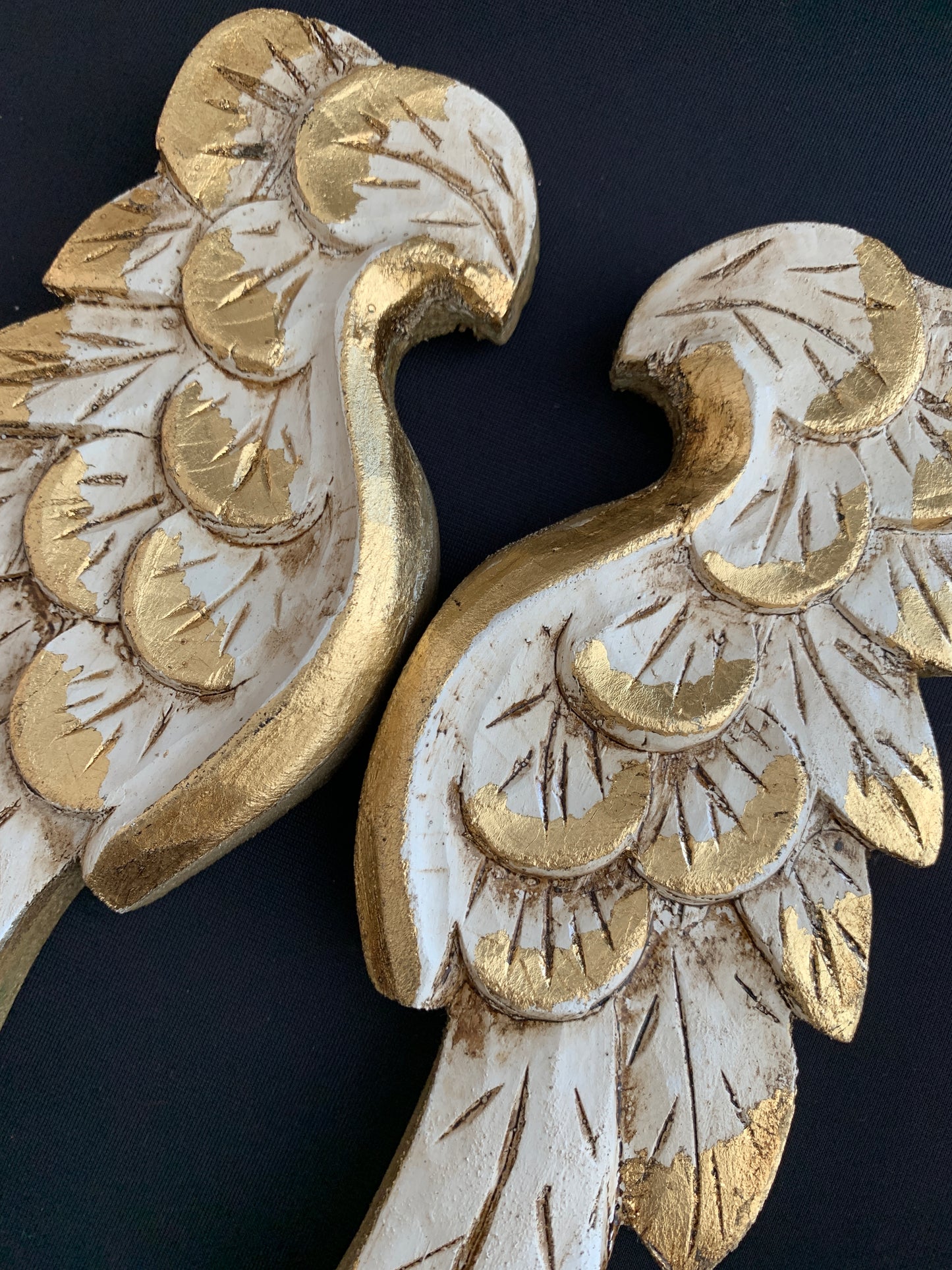 Handmade Gold Leaf Angel Wings - 15”