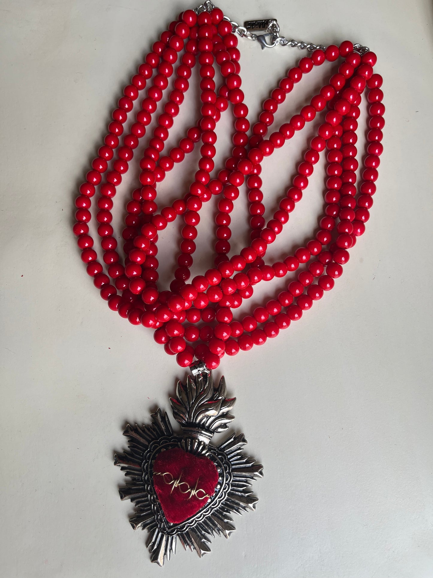 Pre-Order 2024 Multi Bead Necklace Sagrado Corazon