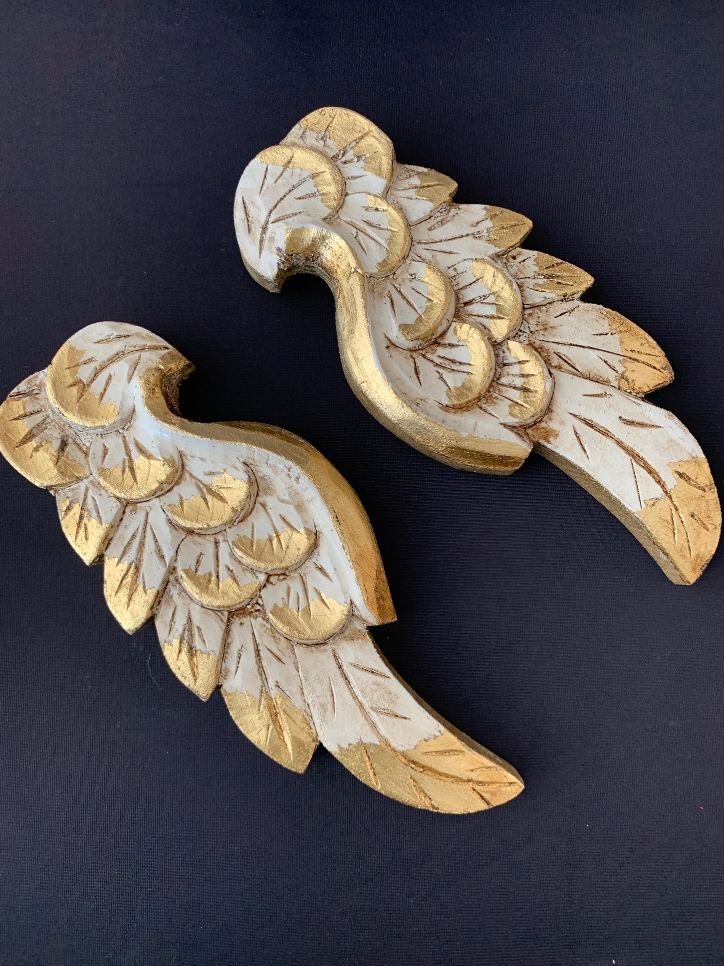 Handmade Gold Leaf Angel Wings - 15”