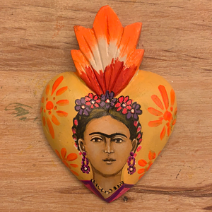 Frida Wood Heart