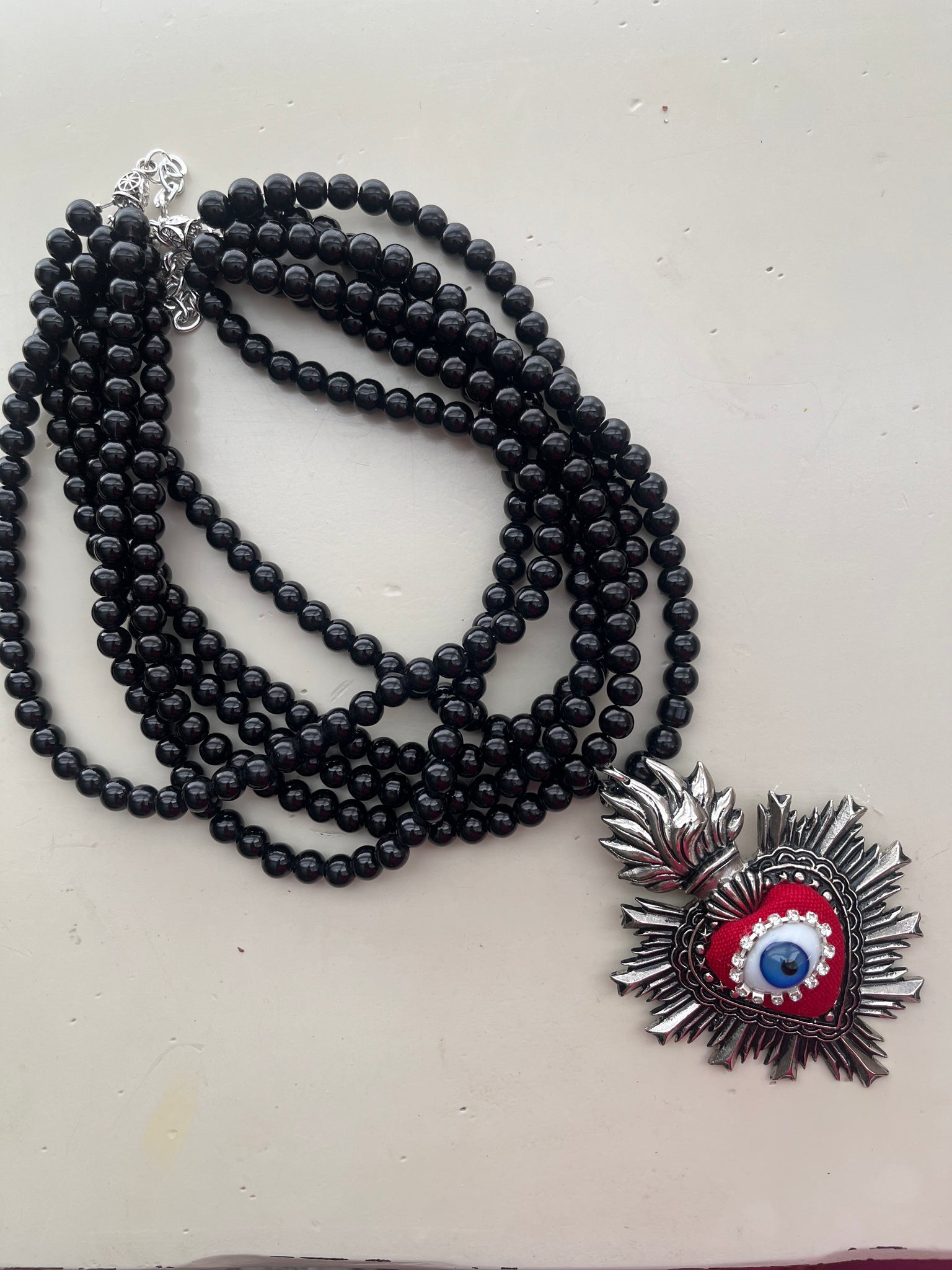 Ojo Multi Beaded Necklace